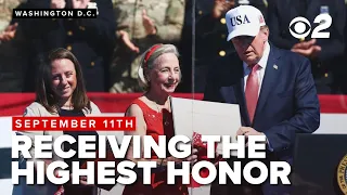 FULL: Trump pays honor, gives medal to late 'Man in the Red Bandana' hero from 9/11 attacks