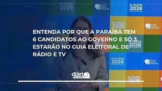 Understand why Paraíba has 6 candidates but only 3 will be in the radio and TV election guide