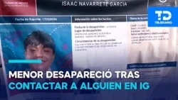 Isaac, 13, disappeared after contacting someone through social media in the GAM (Greater Metropol...
