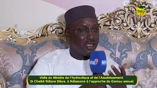 Visite du Ministre de l’Hydraulique et de l’Assainissement, Dr Cheikh Tidiane Dièye, à Ndiassane