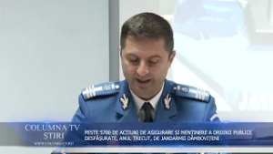 JANDARMII DÂMBOVIȚENI, PESTE 5700 DE ACȚIUNI DE ASIGURARE ȘI MENȚINERE A ORDINII PUBLICE, ÎN 2025