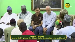 P2 Courtesy visit to the Khalif-General of the Tidiane, UN system staff in Senegal