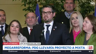 D-Day: Government’s mega-reform up for vote this Tuesday | 24 Horas TVN Chile