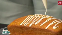 Lemon basil cake surprises as an easy option to share at home