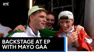 Backstage with Mayo's All-Ireland winning footballers at Electric Picnic