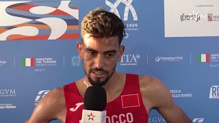 ألعاب البحر الأبيض المتوسط «تارانتو 2026» ـ ألعاب القوى.. المغربي محمد تندوفت بعد إحرازه الميدالية