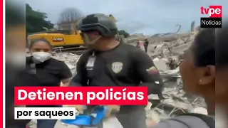 Agents arrested for stealing belongings from victims after earthquakes in Venezuela