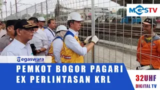 BOGOR CITY GOVERNMENT FENCES OFF FORMER SOLEH ISKANDAR RAILWAY CROSSING