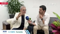 Carlos Suárez, powerful advisor to President Abelardo De La Espriella, speaks with EL TIEMPO