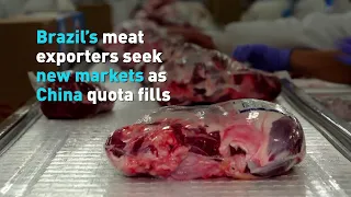 Brazil’s meat exporters seek new markets as China quota fills