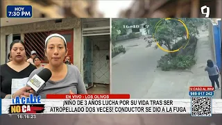 Niño de 3 años lucha por su vida tras ser atropellado dos veces: Conductor se dio a la fuga