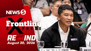 Frontline Express Rewind AM | August 20, 2026  #FrontlinesaExpressRewind