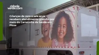 Children aged zero to six receive free care through the Health Trailer in Picos