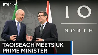 Taoiseach meets UK Prime Minister at Number Ten North | RTÉ News