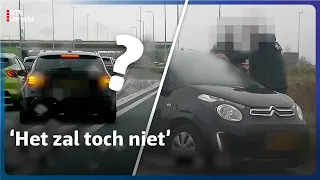 Bestuurder overtreedt verkeersregels met kind naast zich | Verkeerspolitie Compilatie