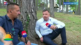 Davor Vičić, predsjednik FK Majevica, u posjeti Busiji || NEDJELJNO POPODNE