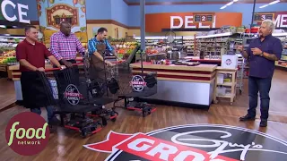 Guy Fieri Challenges Dads to Make a Budget Family Brunch | Guy's Grocery Games