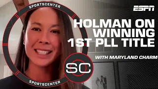 Alex Holman on winning the inaugural WLL Championship, husband seeking PLL title | SportsCenter