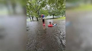 Heavy rain leads to flooded roads, partial closure of Rocky Neck State Park