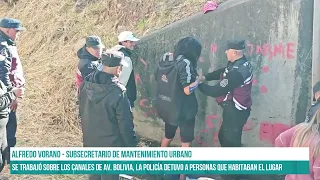 SALTA - Continúa la limpieza y desalojo de los canales pluviales de la ciudad #canal7salta