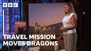 Inspirational travel pitch receives an unexpected offer… | Dragons’ Den - BBC