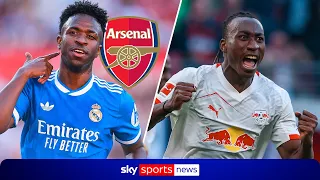 Arsenal 'explore' Vinicius Junior move as Real Madrid Yan Diomande bid rejected