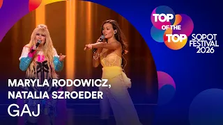 Maryla Rodowicz, Natalia Szroeder - GAJ I TOP of the TOP Sopot Festival