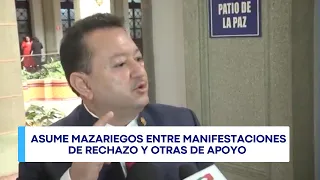 Mazariegos asume nuevamente como rector