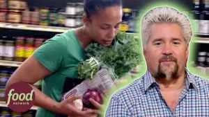 Chefs Battle The Ultimate No Carts Grocery Challenge | Guy's Grocery Games