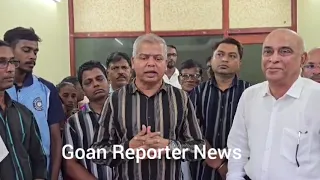 Goan Reporter : Babu Azgoankar former dy CM replies to comments made by Rajan Korgaonkar supporters