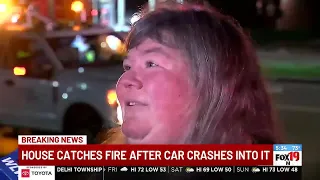 Middletown neighbors describe fiery crash into home