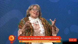 Martha Fernández of the Cienarte Foundation spoke on #ElRecreo about the 20th Premiere Night