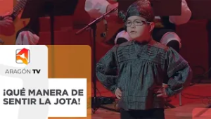 ¡Qué manera de cantar y de sentir la jota desde tan niño!