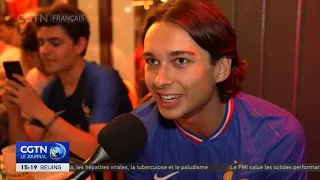 FRANCE IN THE SEMI-FINALS Paris celebrates Les Bleus' victory against Morocco