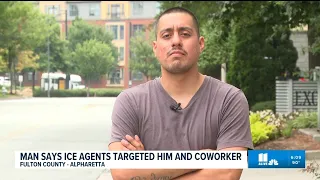 Man claims ICE agents targeted him at work