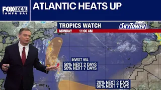 2 tropical systems monitored in Atlantic