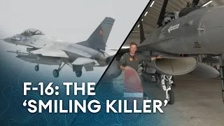 Up close with the ‘smiling killer’ jet guarding Nato’s eastern flank