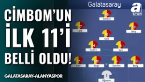 Galatasaray'ın Alanyaspor Karşısındaki İlk 11'i Belli Oldu! İşte Okan Buruk'un İlk 11'i