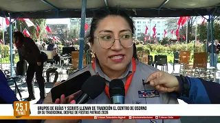 GUIDES AND SCOUTS PARADE THROUGH DOWNTOWN OSORNO FOR THE 2026 NATIONAL HOLIDAYS