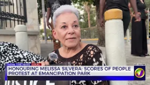 Honouring Melissa Silvera: Scores Of People Protest At Emancipation Park | TVJ News