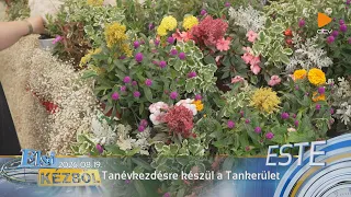 Készülnek a kompozíciók- ma kerültek fel az élő virágok a kocsikra