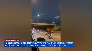 More reports of reckless motorcyle riders on Chicago expressways