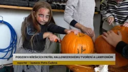 KŘEŠICE: Podzim v Křešicích patřil halloweenskému tvoření a lampionům