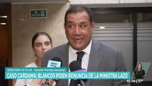 Desde el Partido Nacional reclaman la renuncia de la ministra de Defensa, Sandra Lazo.