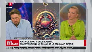360 de GRADE cu ALINA BĂDIC. HOROSCOP săpt. 6-12 sept. 2026. Invitat: Sorin Lucaci. P2/3