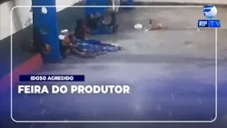 ON AIR - Elderly man kicked and assaulted at the Farmers' Market in São Pedro