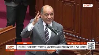 Lima: Executive’s request for legislative powers and oversight of ministers divide opinions in Pa...