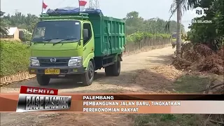 BASEMAH LANGUAGE NEWS - NEW ROAD CONSTRUCTION BOOSTS THE PEOPLE'S ECONOMY