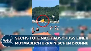 PUTIN'S WAR: Six dead in Russian seaside resort – Drone shootdown also kills children