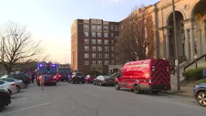 Fire breaks out in apartment building near Saint Louis University
